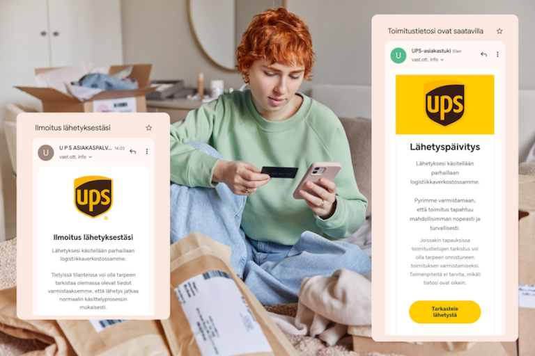 tyttö US-huijausten keskellä