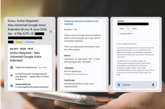 Googlen uusi ääniviesti-huijaus